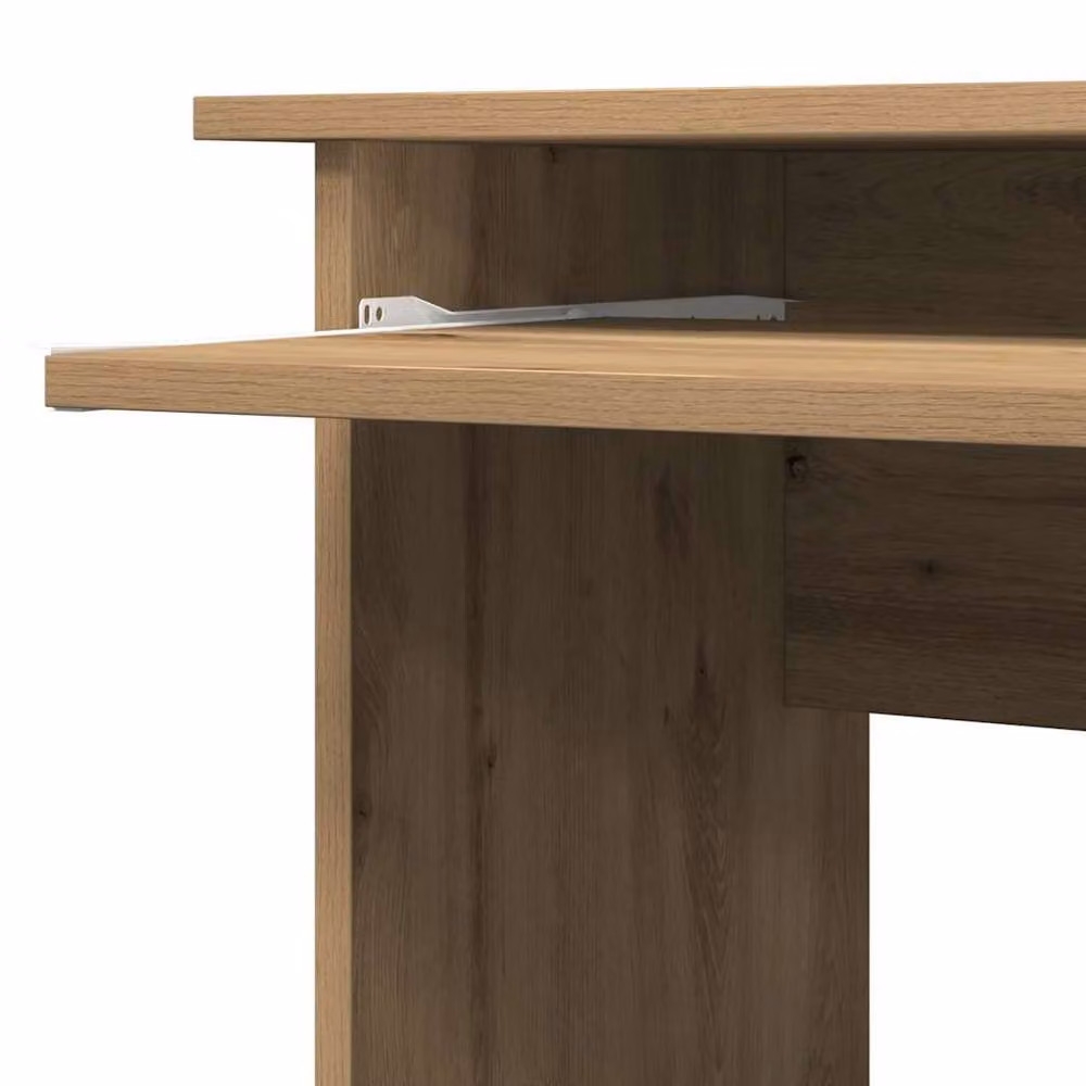 Berkfield Home Modern Corner Desk in Artisan Oak Brown, W/D/H: 120 x 140 x 75 cm – 3