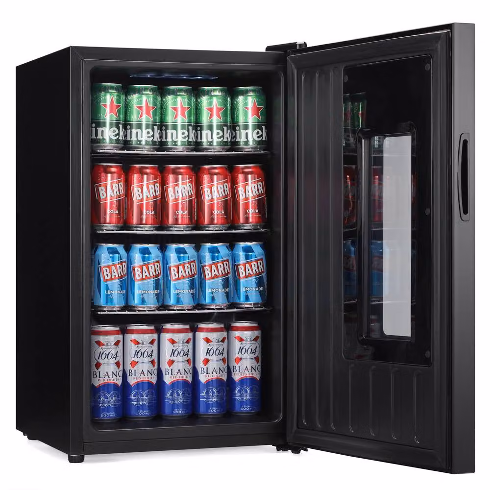 Subcold Apex70 SUB-ZERO Beer Fridge in Black with Compressor and Glass Door, Freestanding, W/D/H: 43 x 60 x 74 cm – 3