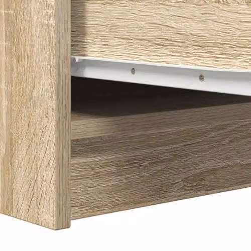 vidaXL Modern Sideboard in Sonoma Oak Brown, W/D/H: 29.5 x 34.0 x 76.0 cm – 2