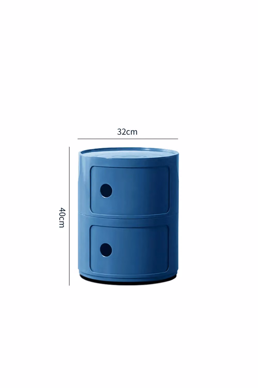 Living and Home Multi-Tiered Plastic Storage Drawer Unit in Blue – 2