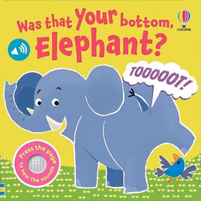 Was That Your Bottom Elephant? Board Book by Lara Bryan, Multicolour