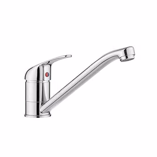 JASSFERRY Single Lever Kitchen Mixer Tap with Swivel Spout in Chrome Polish Finish – 1