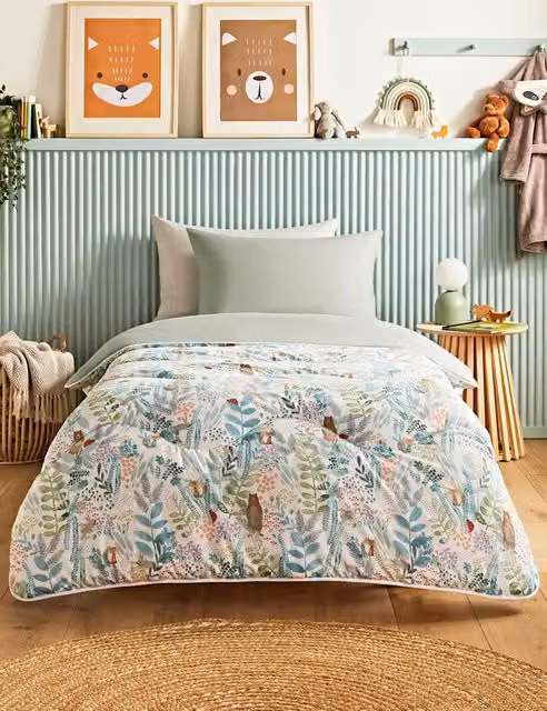Nightlark Junior 10.5 Tog Coverless Microfibre Duvet Set, Multicolour