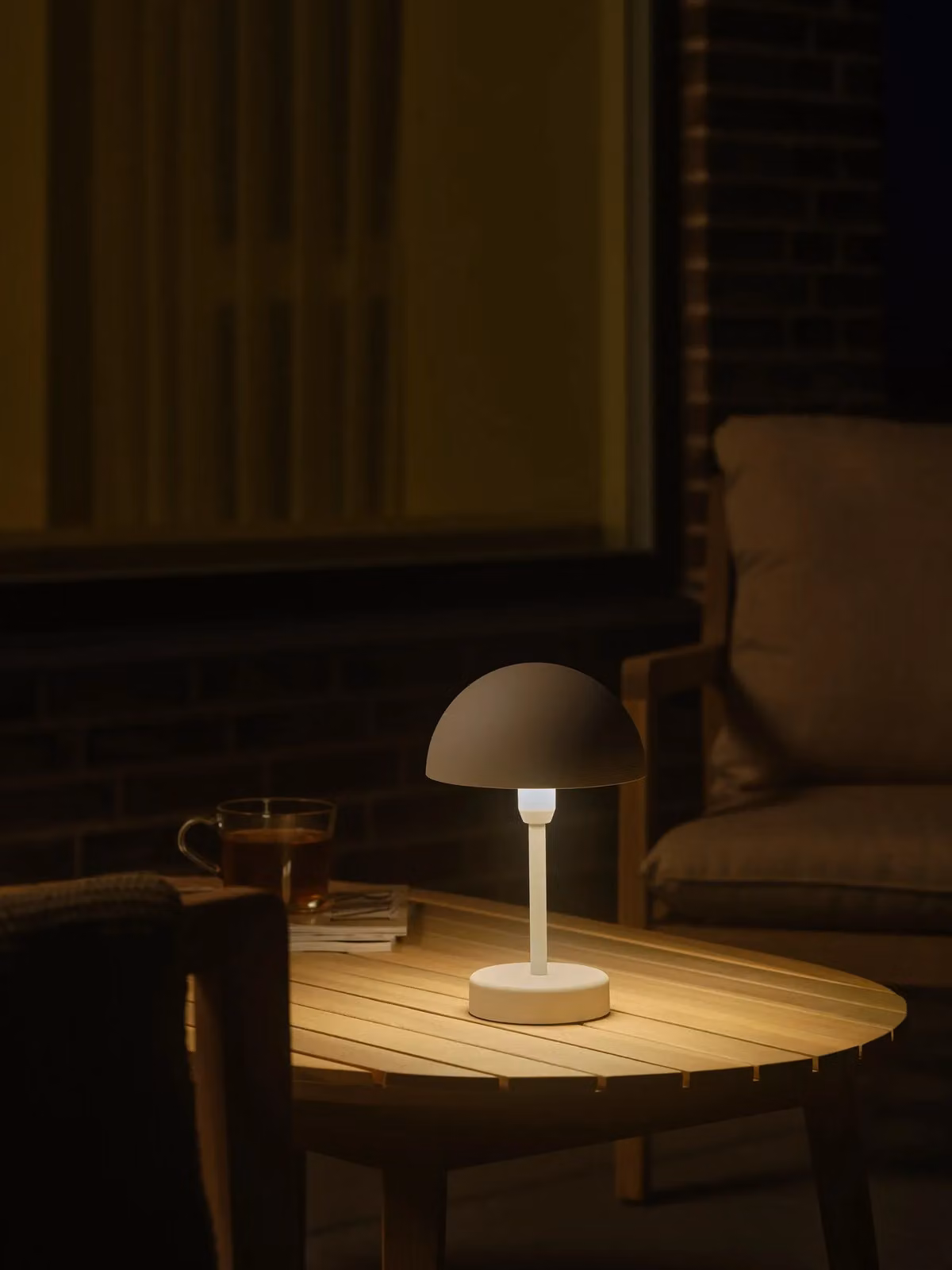Nordlux Ellen Rechargeable LED Outdoor Portable Table Lamp, White, IP44 Dimmable – 2