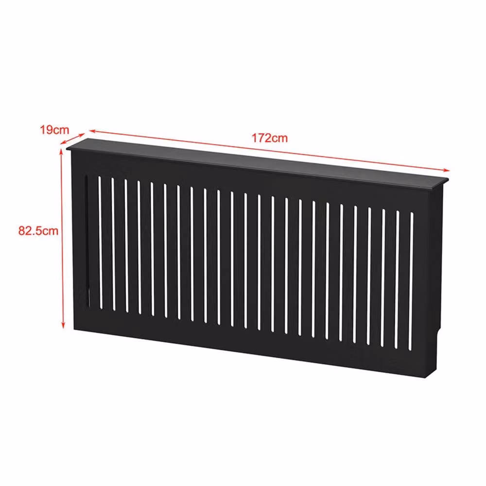 FORGEVIO Extra Large Radiator Cover Cabinet in Matt Black – 2