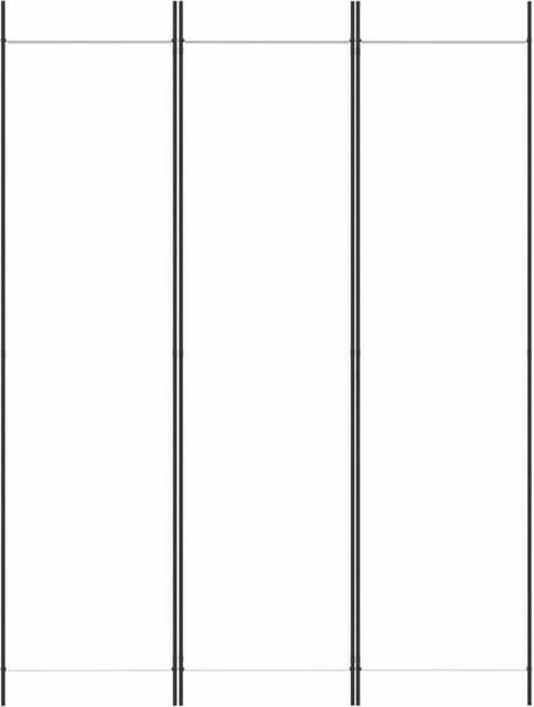 Berkfield Home 3-Panel Minimalist Room Divider in White, W/H: 150 x 200 cm