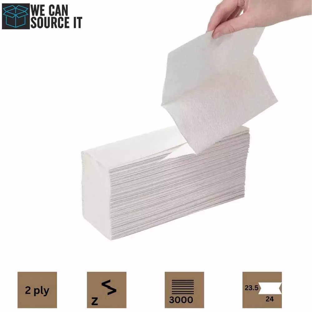 SPETLEK 2-Ply White Hand Towel Tissue – 2