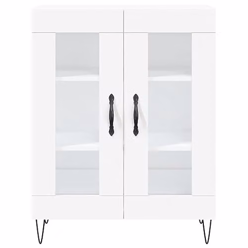vidaXL Classic Sideboard in White, W/D/H: 69.5 x 34.0 x 90.0 cm – 2