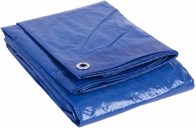 Blackspur Waterproof Blue Plastic Tarpaulin, 3.6 m