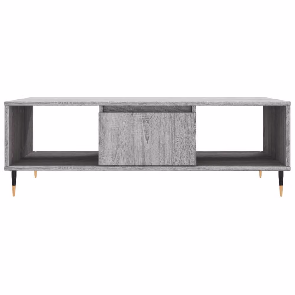 Berkfield Home Decorative Coffee Table in Grey Sonoma, W/D/H: 104 x 60 x 35 cm – 3