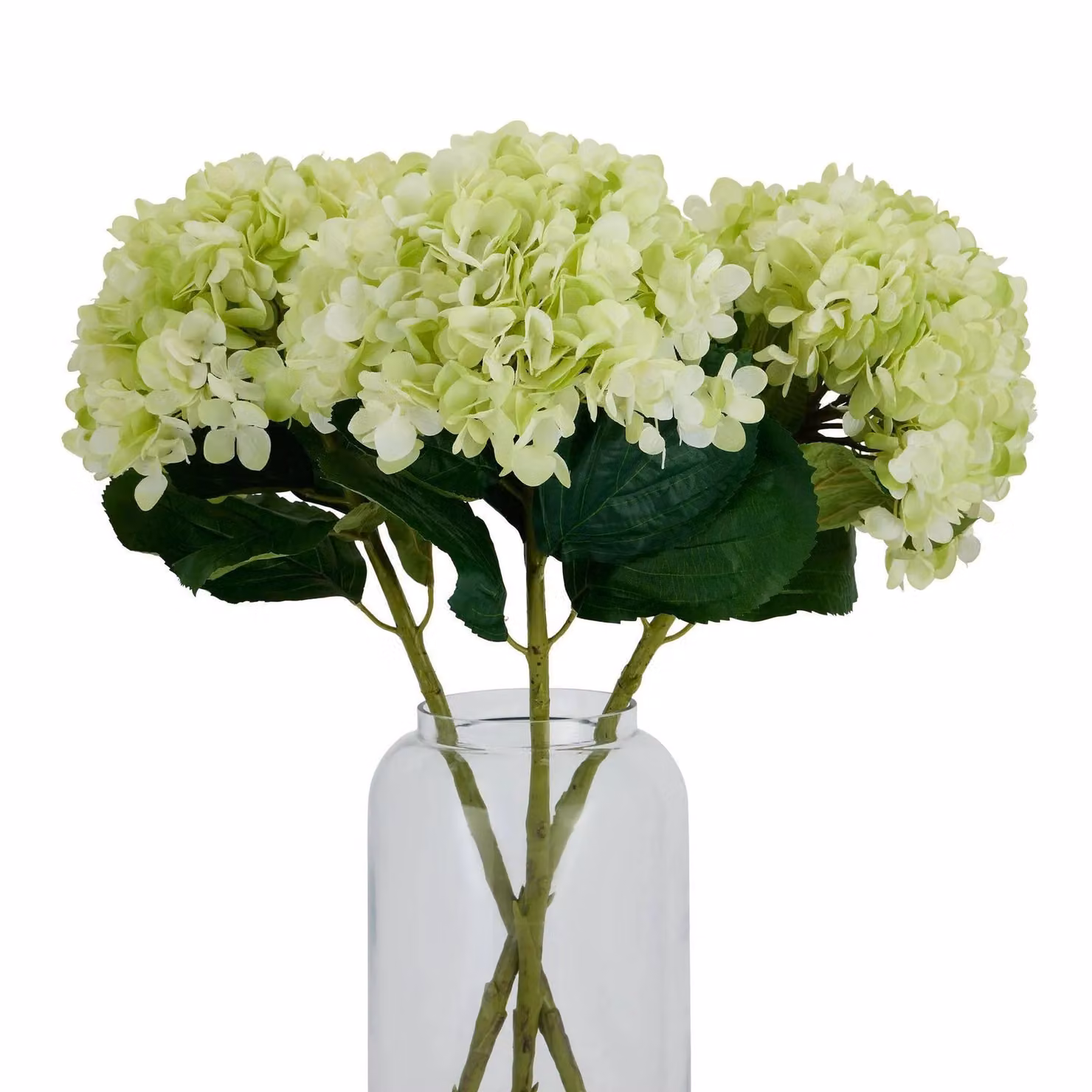 Hill Interiors Green Hydrangea Artificial Flower – 2