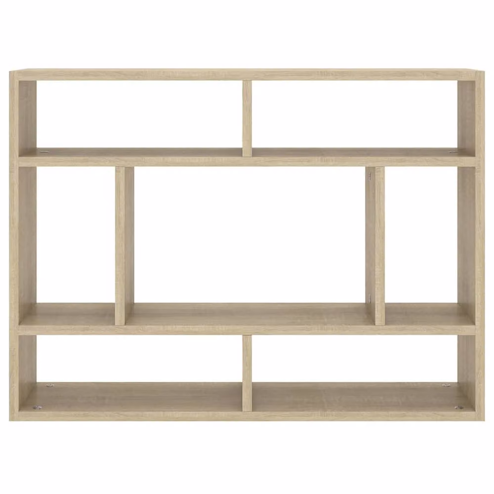 Berkfield Home Sonoma Oak Wall Shelf in Brown, W/D/H: 75 x 16 x 55 cm – 3