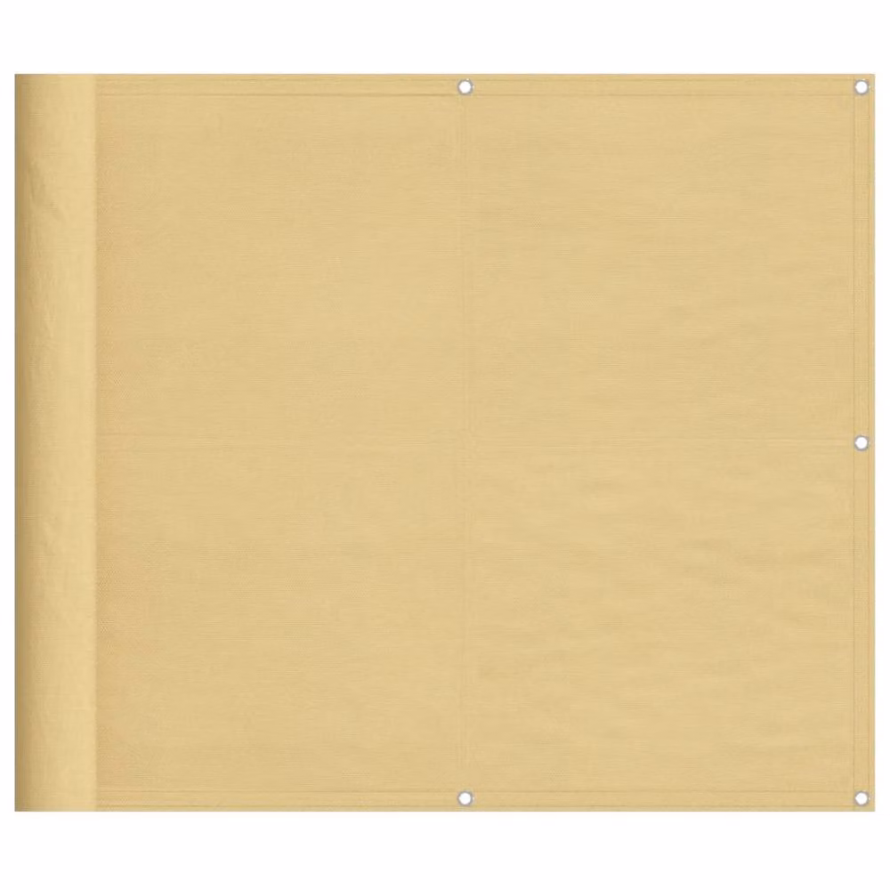 Berkfield Home Versatile Opaque Balcony Screen in Sand, W/H: 90 x 300 cm, UV-Resistant Polyester Oxford Fabric – 2