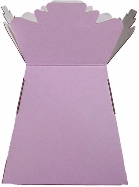 Kingsbury Gifts Flower Transporter Box Living Vase in Purple
