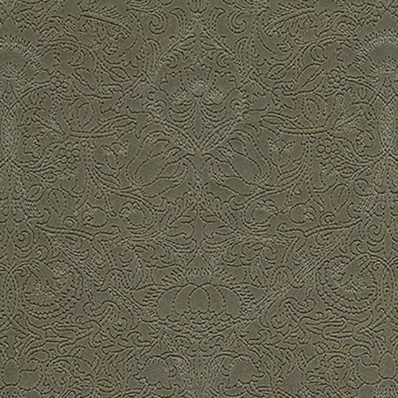William Morris At Home Lodden Embroidered Fabric in Green