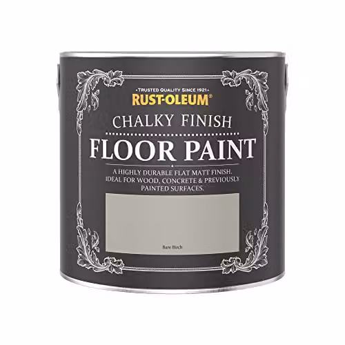 Rust-Oleum Grey Scratch-Proof Water-Based Floor Paint in Matt Finish, 2.5 l – 3