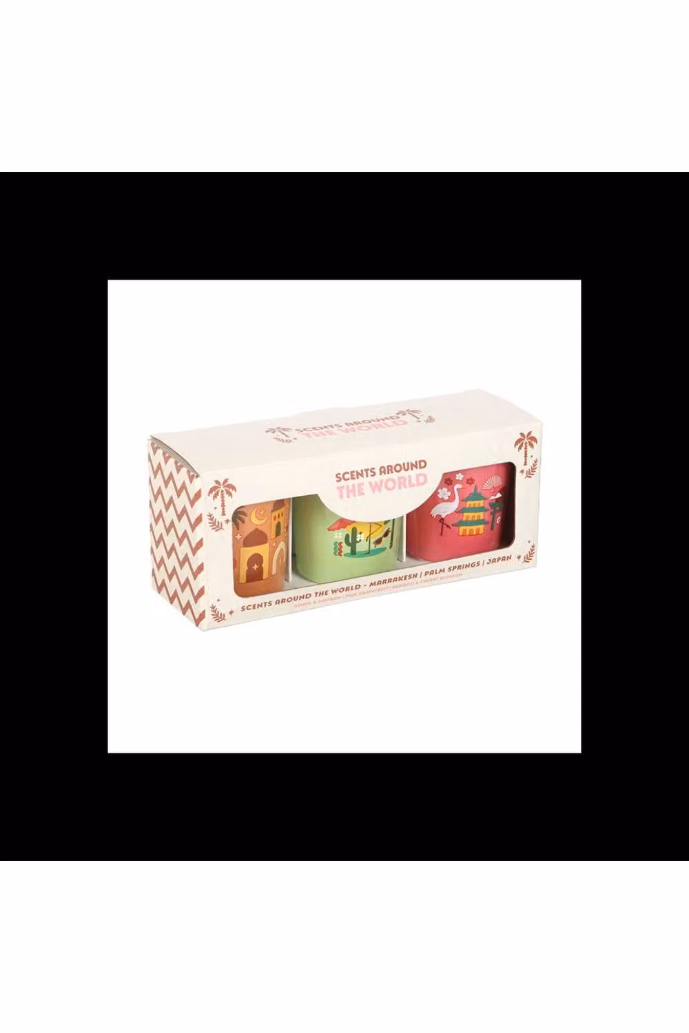 KDMD Scents Around the World Scented Candle Trio Gift Box, Multicolour – 2