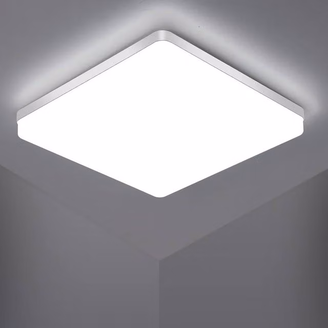 COMELY Modern Square LED Ceiling Light, 48W, White, 6500K, IP44 – 1