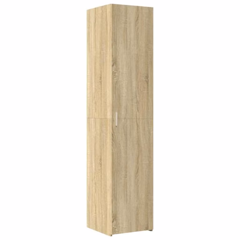 Berkfield Home Sonoma Oak Highboard in Light Brown, W: 40 cm, D: 42.5 cm, H: 185 cm