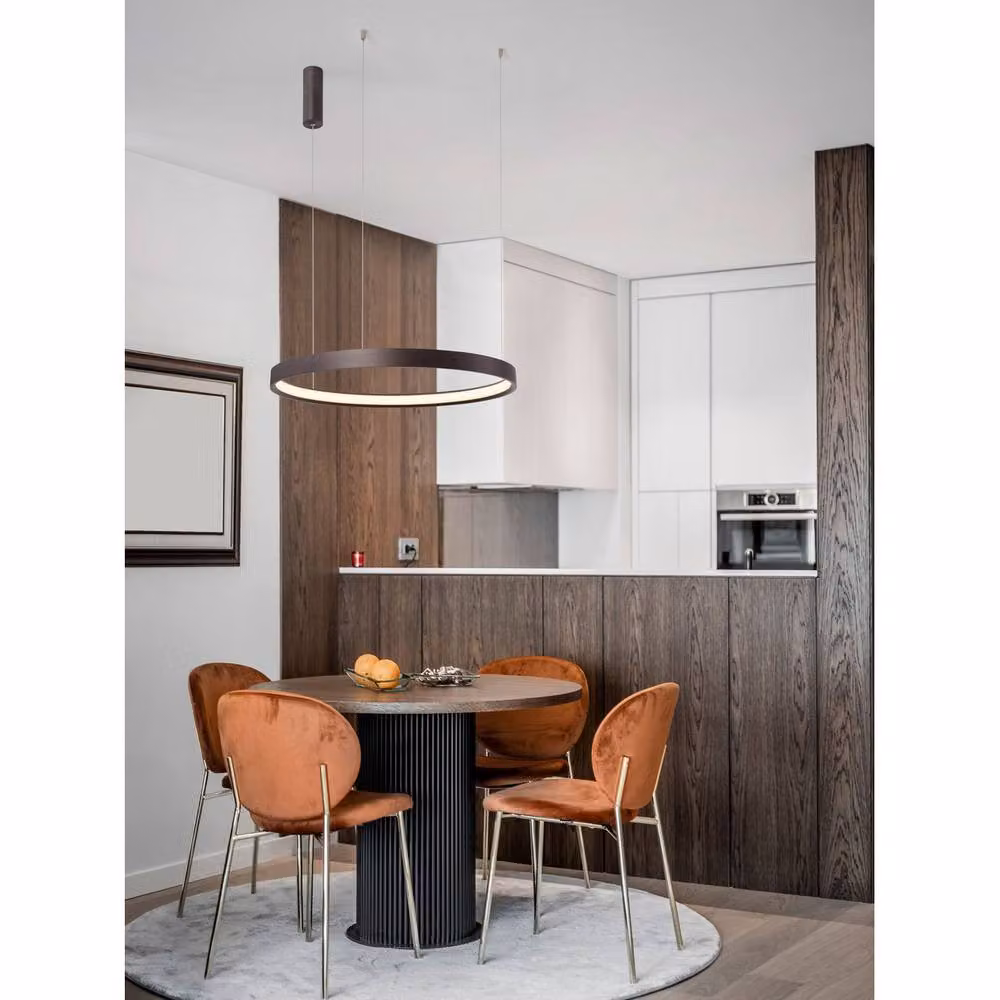 Netlighting Perrine Dimmable LED Pendant Light, Brown, 60 cm – 2