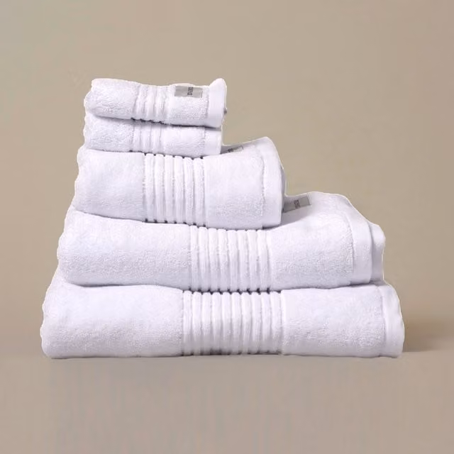 Misona Ultra Soft Bamboo and Cotton Bath Towel, White, W: 70 cm, H: 130 cm – 1