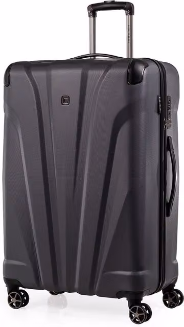 Gino Ferrari Quasar Ultra Strong Lightweight Cabin Suitcase in Grey, W/D/H: 47 x 35 x 23 cm