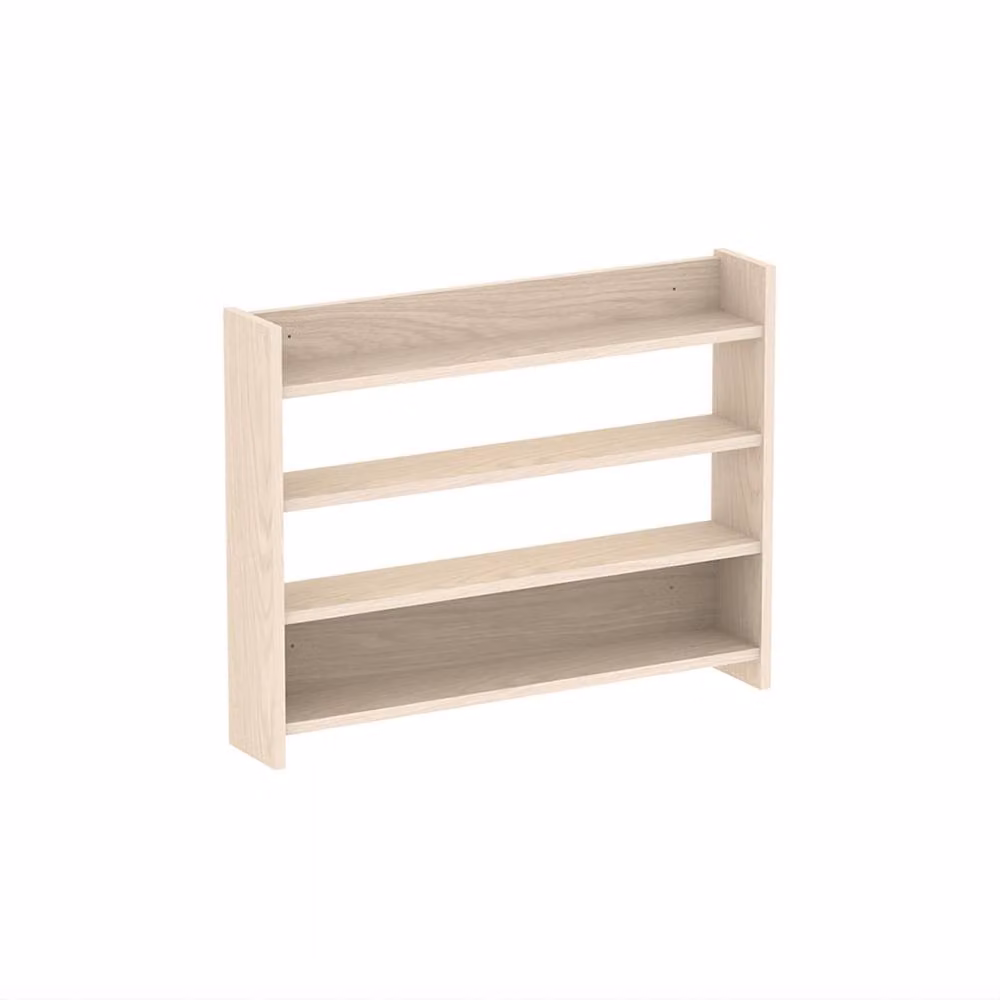 Decortie Lane 4-Tier Wall-Mounted Display Shelf in Light Beige, W/D/H: 66 x 15 x 85 cm – 2