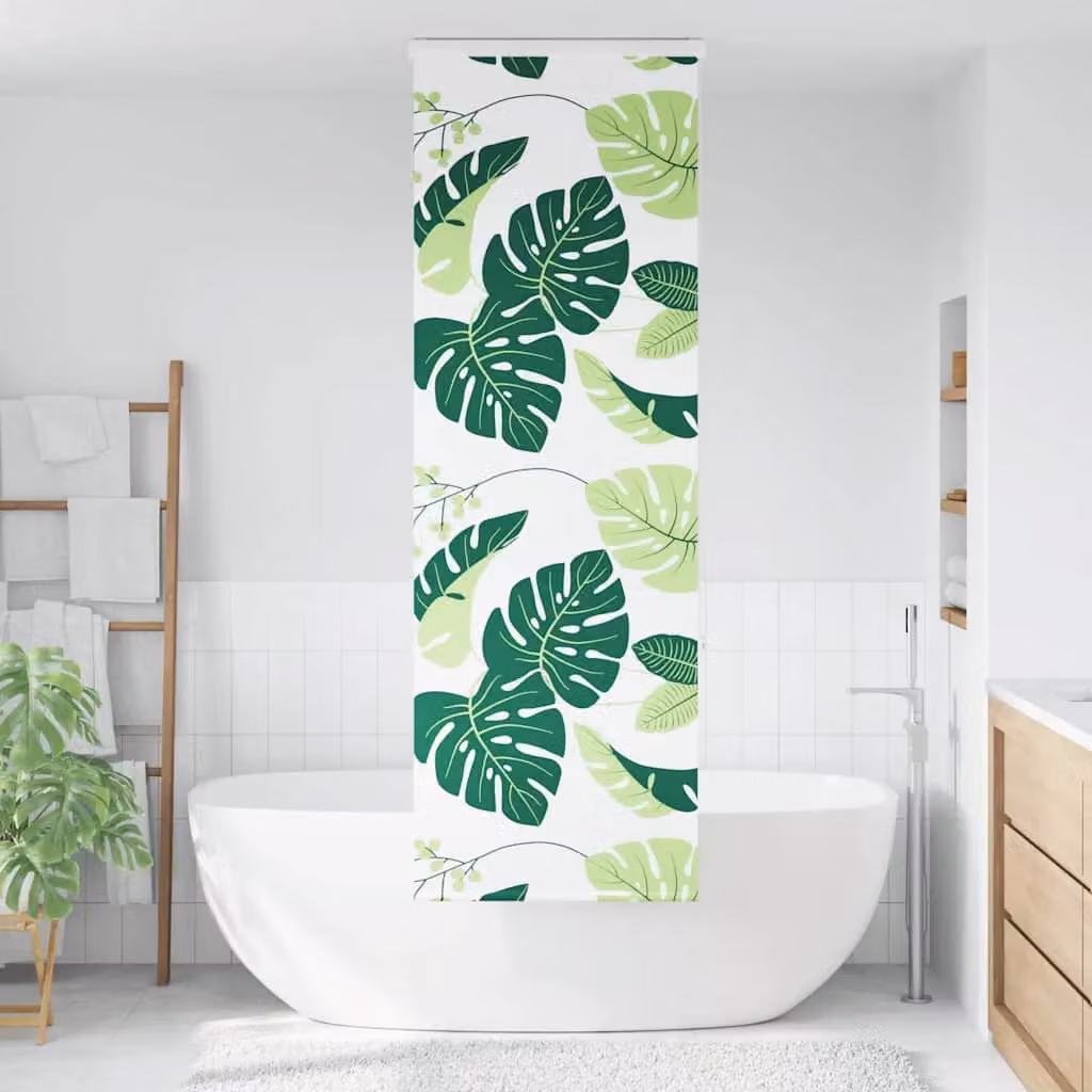 Berkfield Home Shower Roller Blind with Cassette, Green, W: 80 cm, H: 240 cm (Fabric Width: 76 cm) – 2