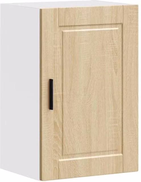 Berkfield Home Porto Sonoma Oak Wall Mounted Kitchen Cabinet in Light Tan