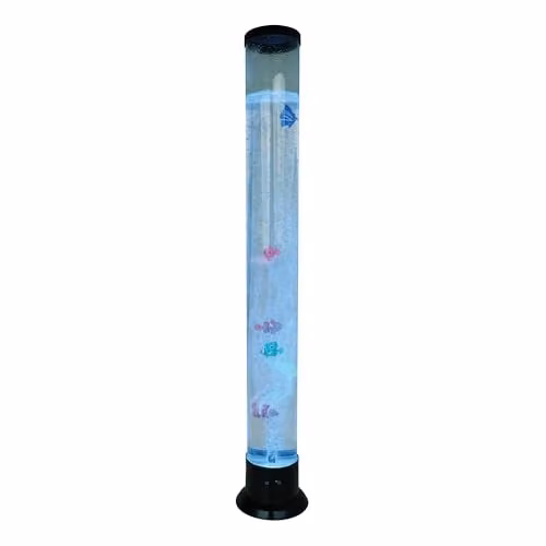 Menkind RED5 Bubble Fish LED Tower Floor Light, Multicolour RGB Mood Lamp – 1