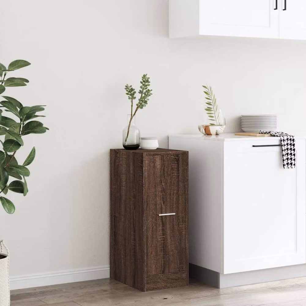 Berkfield Home Apothecary Cabinet in Brown Oak, W/D/H: 30 x 41 x 77.5 cm – 3