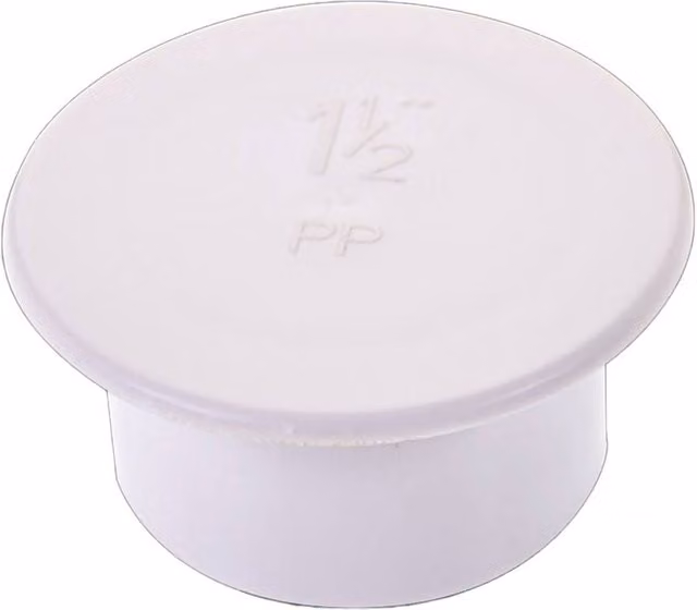Securplumb Universal Access Waste Pipe Plug in White