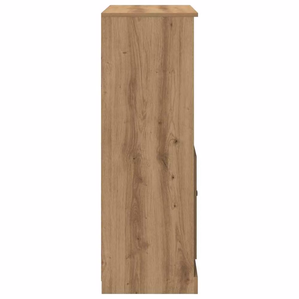 Berkfield Home Artisan Oak Highboard in Brown, W/D/H: 60 x 35.5 x 103.5 cm – 4