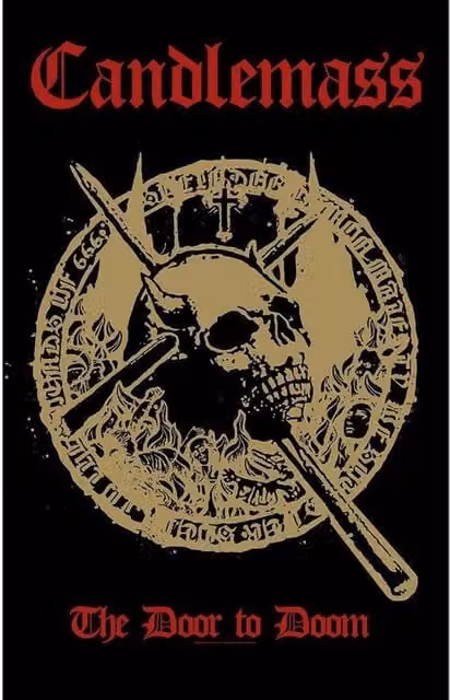 Candlemass The Door To Doom Multicolour Textile Poster