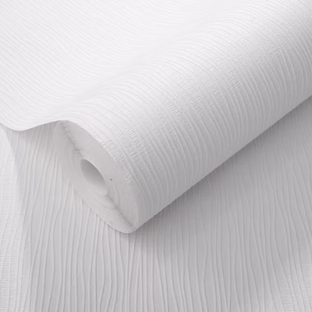 Erismann White Geometric Abstract Paintable Wallpaper Roll