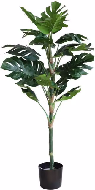 KDMD Artificial Monstera Green Tree, Height: 130 cm