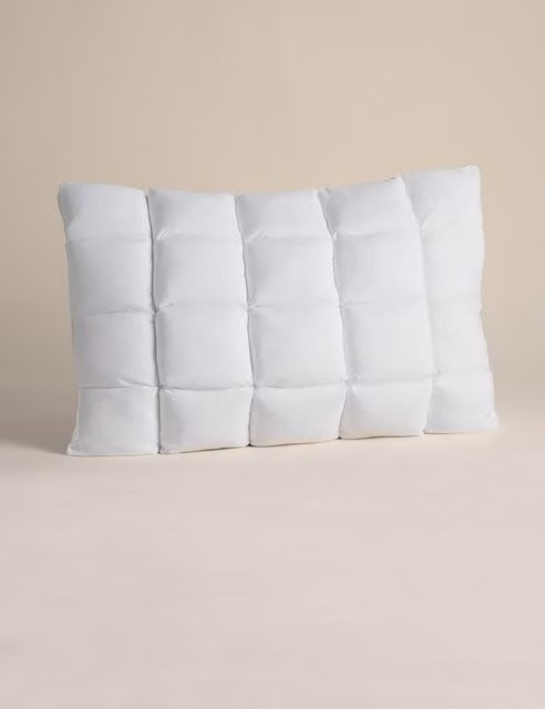 M&S Pintuck Cloud Medium Pillow in White