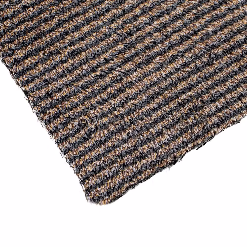 JVL Kensington Striped Barrier Doormat, Black and Multicolour, W: 50 cm, D: 75 cm – 3