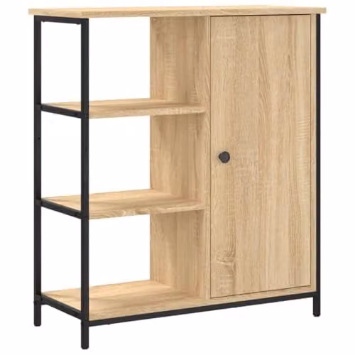 vidaXL Sideboard in Brown Sonoma Oak, W/D/H: 70 x 30 x 80 cm – 1