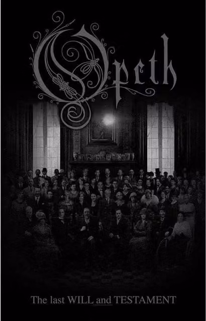 Opeth The Last Will & Testament Textile Poster in Black