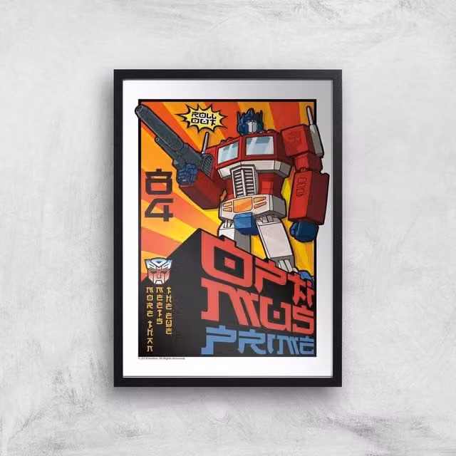 Transformers Roll Out Multicolour Abstract Graphic Paper Poster Art Print, Size: A2