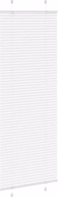 Berkfield Home Single Pleat Fabric Blind in White, W: 70 cm, H: 200 cm