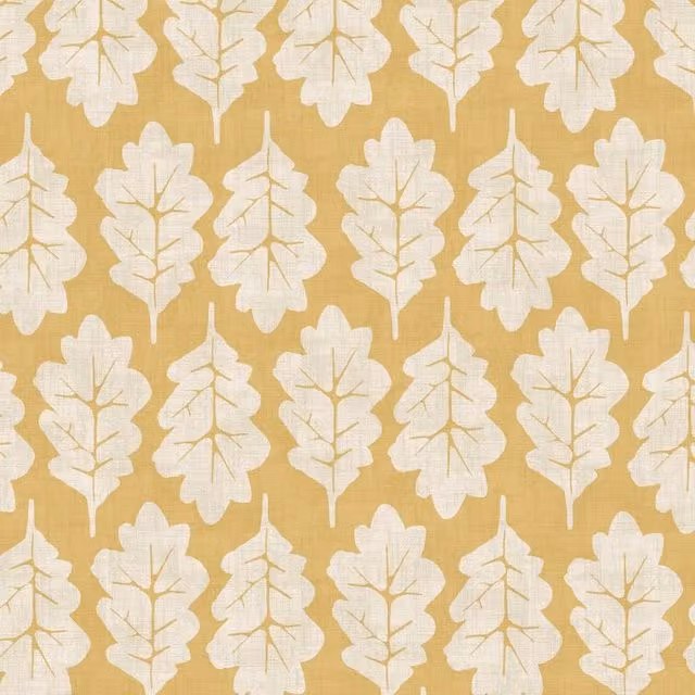 iLiv Oak Leaf Fabric in Sand
