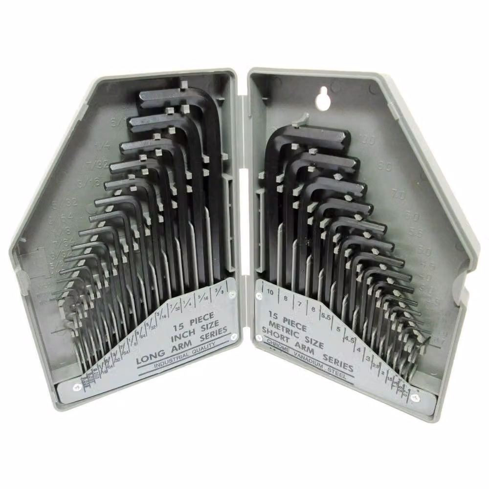 Havendro 30-Piece Long Hex Allen Key Set in Metric and Imperial with Black Storage Case – 3