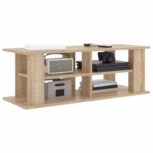 vidaXL Modern TV Stand in Sonoma Oak, W/D/H: 96 x 35 x 33.5 cm – 1
