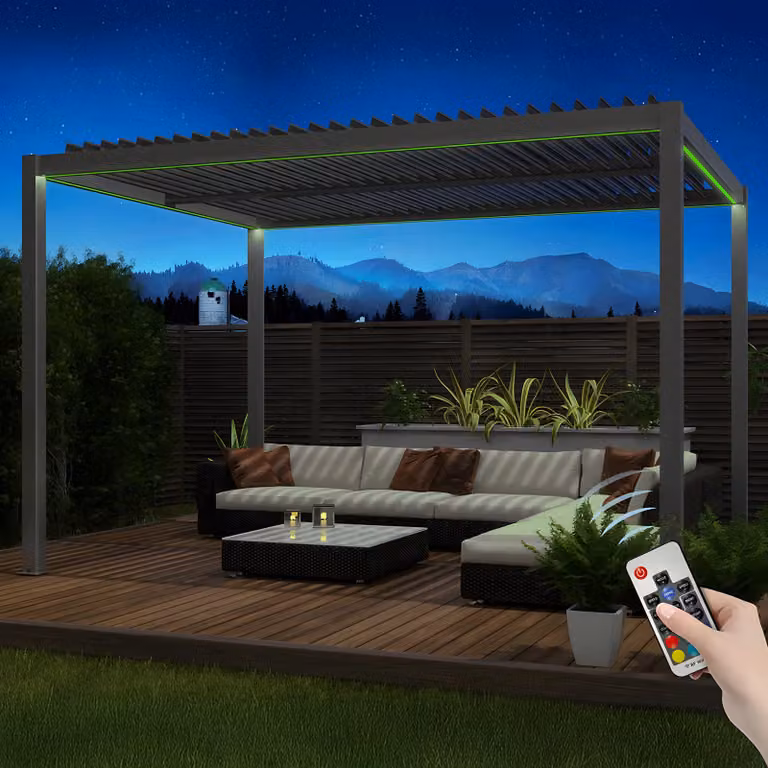 Primrose Living RGB LED Colour Changing Light Kit with Remote Control in White and Multicolour