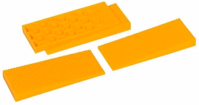 Roughneck Multicolour and Yellow Laminate and Wood Flooring Spacer Wedges, Pack of 48
