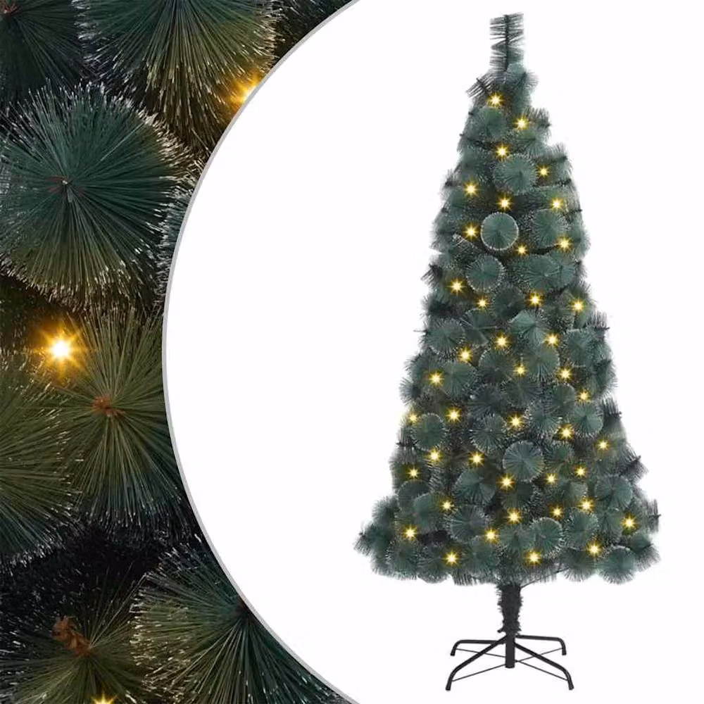 Berkfield Home Elegant Pre-lit Artificial Christmas Tree in Green, Height: 180 cm – 2
