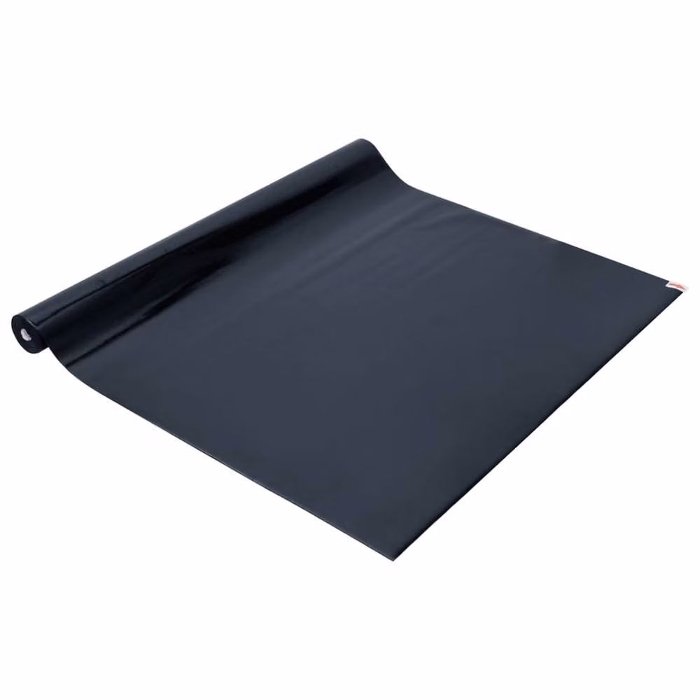 Berkfield Home Static Frosted Black Soft Window Film, PVC, W: 90 cm, L: 500 cm – 2