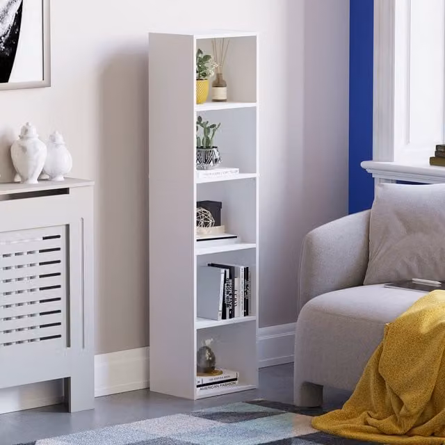 Vida Designs Scandinavian Cube Bookcase in White